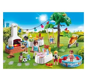 Playmobil 9272 - city life - famille et barbecue estival