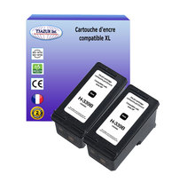1+1 Cartouches compatibles avec HP PhotoSmart C4110 C4140 C4150 D5060 D5065 D5069 D5100 D5145 D5155 D5160 remplace HP 339 Noire - T3AZUR