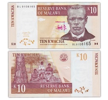 Billet de Collection 10 Kwacha 2004 Malawi - Neuf - P51
