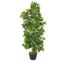 Vidaxl plante artificielle avec pot laurier vert 120 cm