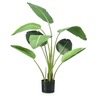 Emerald Plante artificielle Strelitzia 120 cm en pot Vert