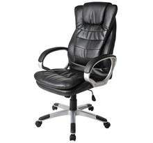 Fauteuil de bureau chaise siège classique ergonomique confortable réglage en hauteur noir