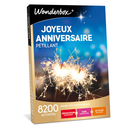 Coffret cadeau - WONDERBOX - Joyeux anniversaire Pétillant