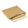 Pochette carton micro-cannelé rigide brune à fermeture adhésive RAJA 36x25 cm (colis de 100)