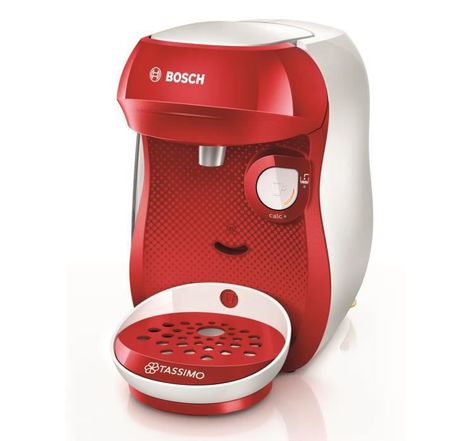 BOSH Machine a Café Tassimo Happy  TAS106 - Multi boissons - Rouge & Blanc