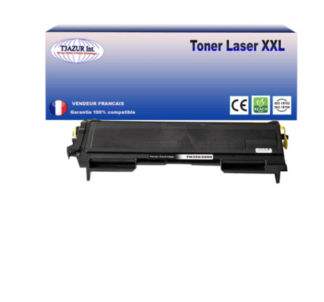 Toner compatible avec Brother TN2000, TN2005 pour Brother MFC7220, MFC7225N - 2 500 pages - T3AZUR