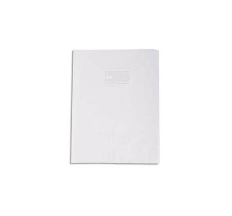 Protège-cahier Grain Cuir 20/100ème 17x22 Blanc CALLIGRAPHE