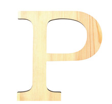 Alphabet en bois 11,5cm Lettre P