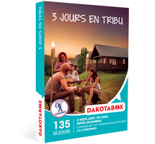 DAKOTABOX - Coffret Cadeau - 3 jours en tribu - À choisir parmi 135 campings sélectionnés par Le Routard