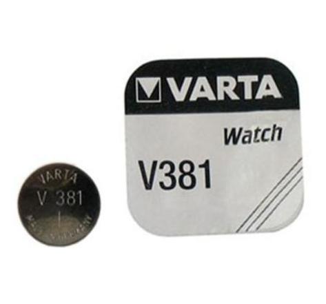 pile oxyde argent pour montres V381 (SR55) SR1120SW 1,55 Volt VARTA