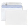 Lot de 500: Enveloppe commerciale vélin blanc auto-adhésive sans fenêtre 80 g/m² 114x162 mm