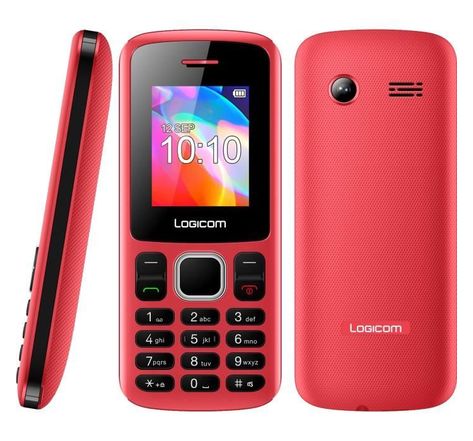 LOGICOM Le Posh Feature Phone Rouge blister 32 Mo