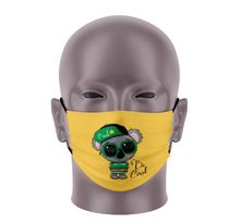 Masque Bandeau Enfant - Keep Cool Jaune - Masque tissu lavable 50 fois