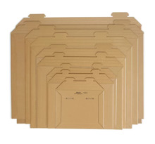 Pochette carton microcannelure recyclé brune raja 70x45 cm (lot de 50)