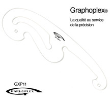 Pistolet en Altuglas transparent 25 cm - Graphoplex