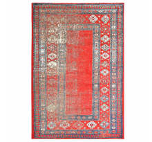 Vidaxl tapis rouge 160x230 cm pp