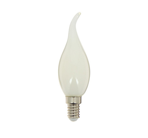 Ampoule à filament led flamme coup de vent  culot e14  4w cons. (40w eq.)  lumière blanche chaud