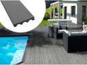 Pack 15 m² - lames de terrasse composite pleines - gris