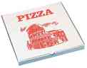 pack de 100 cartons pour pizza, angulaire, 300 x 300 x 30mm PAPSTAR