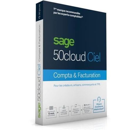 SAGE 50cloud COMPTA+FACTURATION - 30 jours