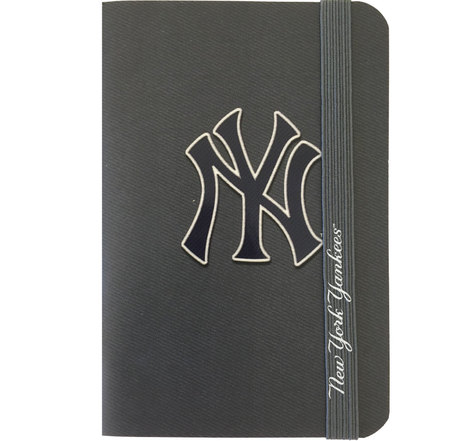 Carnet format A6 New York Yankees gris