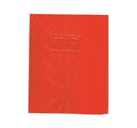 Protège-cahier Grain Losange 18/100ème 17x22 orange CALLIGRAPHE