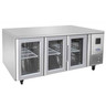 Table réfrigérée positive gn 1/1 de 3 portes vitrées - 420 l - atosa - r290acier inoxydable34201795vitrée x700x840mm