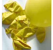 Ballons de baudruche gonflables Jaune 10 pièces - Graine créative