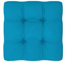 vidaXL Coussin de canapé palette Bleu 80x80x10 cm