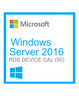 Microsoft windows server 2016 remote desktop services (rds) 50 device connections - clé licence à télécharger