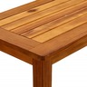 vidaXL Table console de jardin 80x35x75 cm Bois d'acacia solide