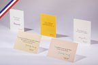 Boîte de 10 cartes simples Littérature créées et imprimées en France avec 10 enveloppes