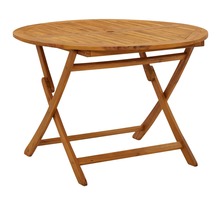Vidaxl table pliable de jardin 110 cm bois d'acacia massif