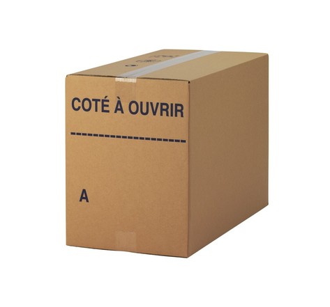 (lot  25 caisses) caisse picking type redoute® en simple cannelure 400 x 300 x 200 mm