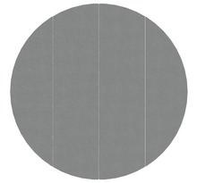 vidaXL Bâche de piscine gris clair Ø500 cm géotextile polyester