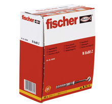 Fischer jeu de chevilles à tête fraisée hammerfix n8 x 80/40 s 50 pièces