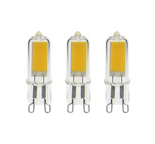 Pack de 3 ampoules retroled caspule, culot g9, 2,6w cons. (20w eq.), 200 lumens, lumière blanc chaud
