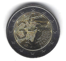 Monnaie 2 euros commémorative slovénie erasmus 2022