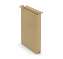 Caisse carton brune double cannelure RAJA 57x10x87 cm (colis de 10)