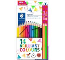 étui de14 crayons de couleur triangulaire ergosoft STAEDTLER
