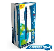 Flexgrip Ultra RT - Stylo bille rétractable pointe moyenne 1 mm - Bleu - Boîte de 30 + 6 OFFERTS (boîte 36 unités)