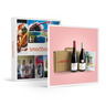 Box rouge passion : 2 bouteilles de vin et accessoires de dégustation durant 2 mois - smartbox - coffret cadeau gastronomie
