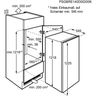 Faure fean12fs1 - réfrigérateur 1 porte encastrable - 187l (173 + 14) - froid statique- l 56 x h 122.5 cm - fixation glissiere