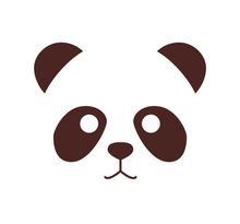 Tampon en bois Panda