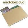 Lot de 500 enveloppes carton media-box duo pour 2 dvd / bluray