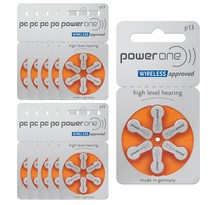 Powerone 13 : piles auditives sans mercure  10 plaquettes