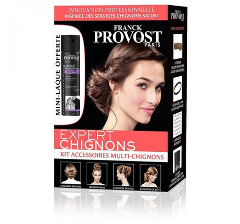 Franck provost - kit accessoires multi-chignons expert chignons - pour coiffure salon avec mini-laque