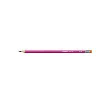 Crayon graphite STABILO pencil 160 bout gomme HB - rose STABILO