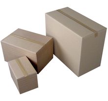Lot de 10 Cartons ondulés à plier (L)330 x (l)330 x (H)250 mm