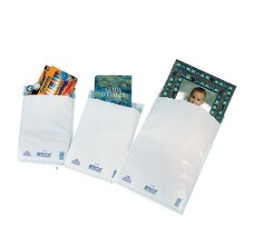Enveloppe matelassée, aircap®, polyéthylène, mail lite tuff, format d1, 260  x 180 mm, fermeture auto-adhésive, blanc (paquet 10 unités) - Mail Tuff -  Blanc - La Poste Pro